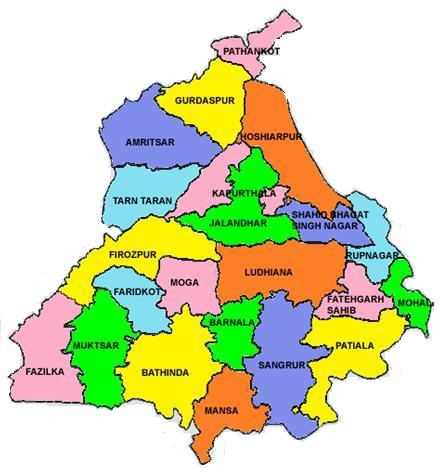 Punjab Map